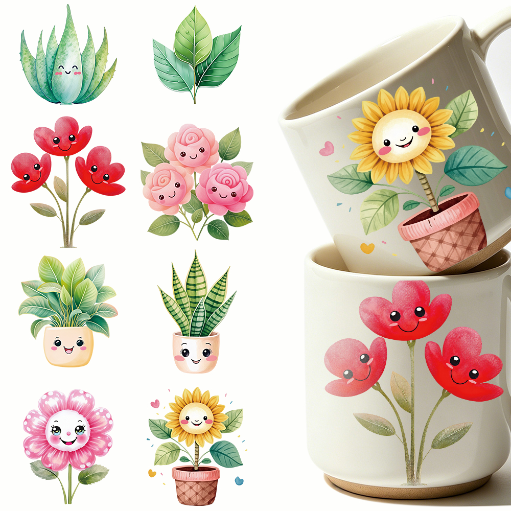 8pcs Aloe Vera Sunflower UV DT - Aloe Vera Pot avaliação e preço