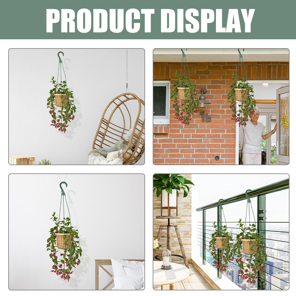 5Pcs Heavy Duty Hanging Basket - Spider Plant Hanging avaliação e preço