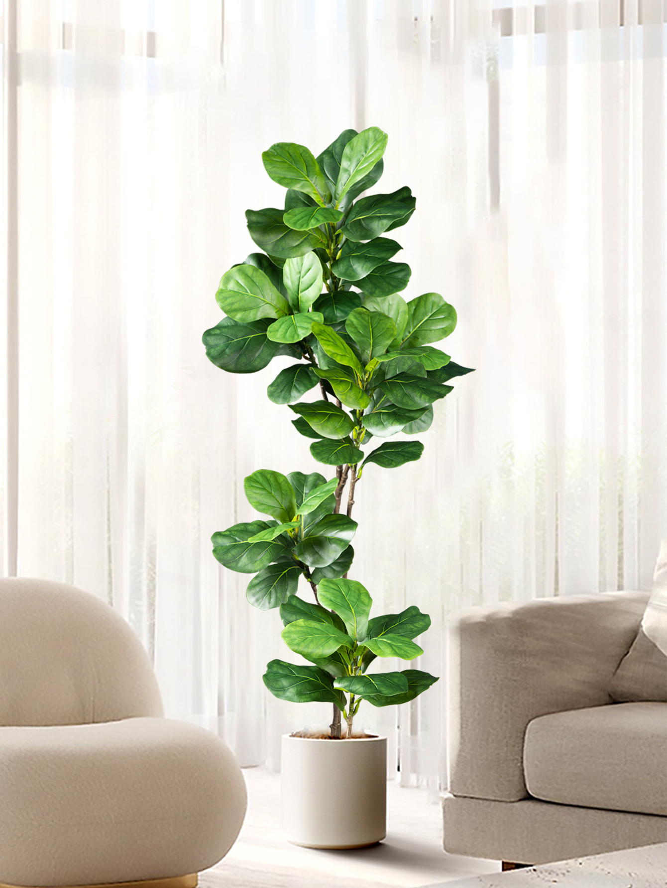 70-135cm Large Artificial Ficu - Dracaena Marginata avaliação e preço