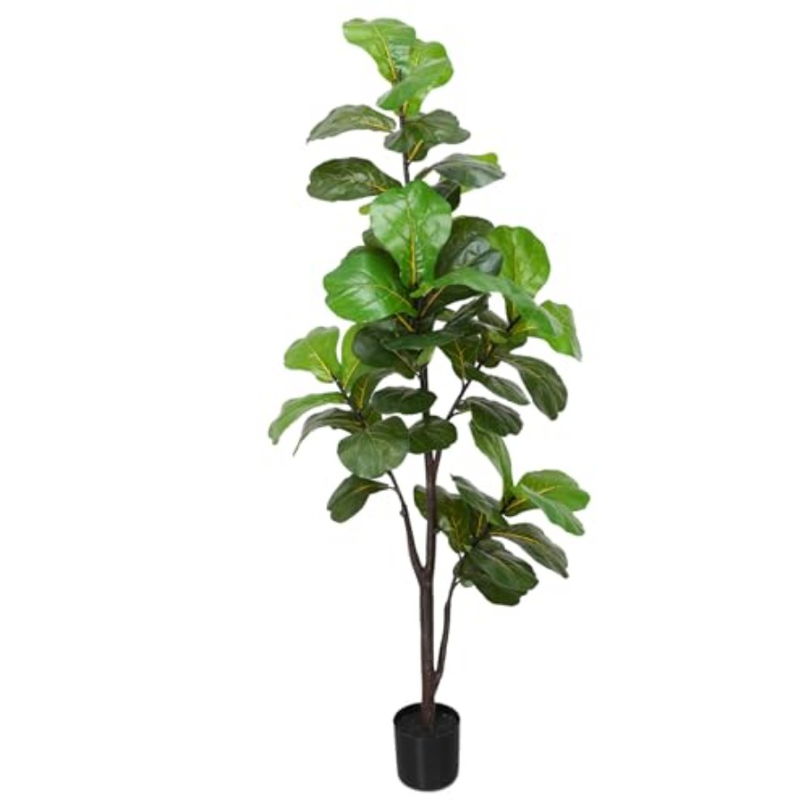 Artificial Fiddle Leaf Fig Tre - Ficus Lyrata Tree avaliação e preço