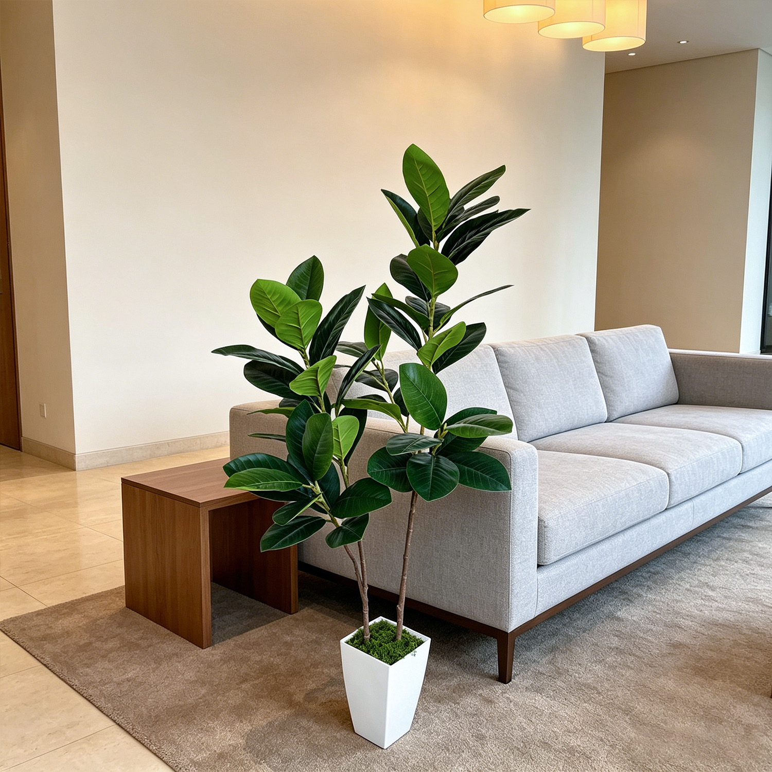 130cm/4.3ft Artificial Ficus L - Ficus Lyrata Tree avaliação e preço