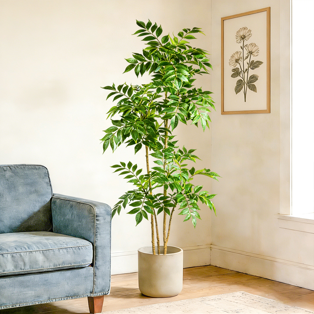 76-140cm Artificial Rubber Tre - Dracaena Marginata avaliação e preço