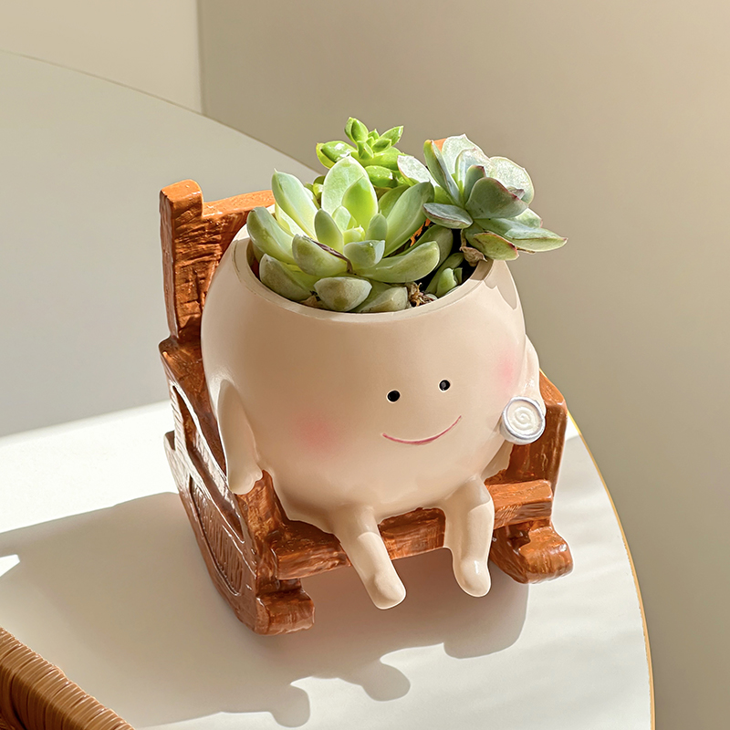 Stylish Cute Cartoon Ghost Res - Echeveria Succulent avaliação e preço
