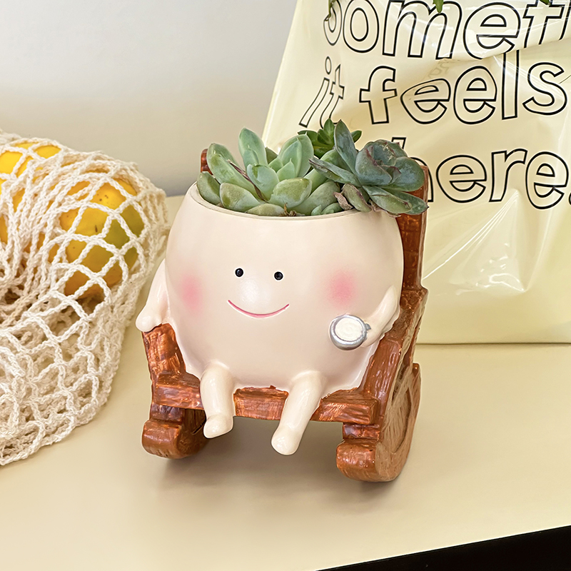 Stylish Cute Cartoon Ghost Res - Echeveria Succulent avaliação e preço