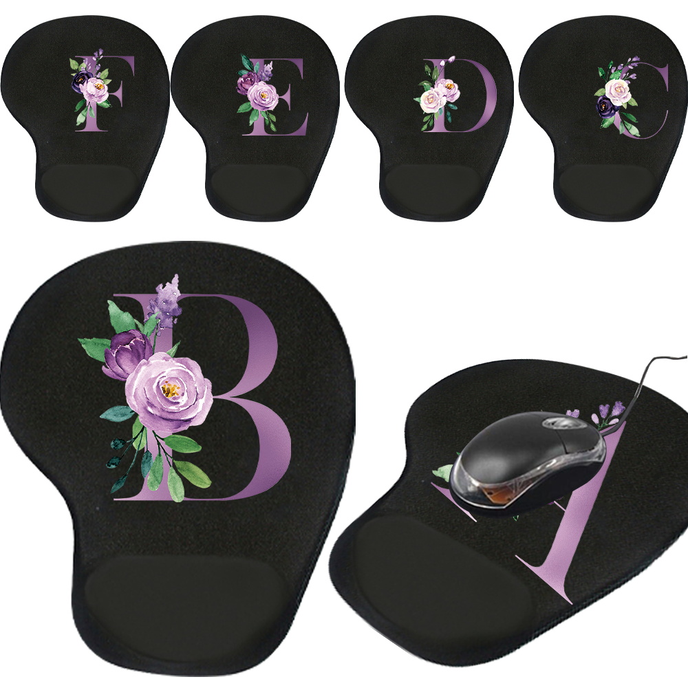 Wrist Guard Mouse Pad Office D - Tradescantia Purple avaliação e preço