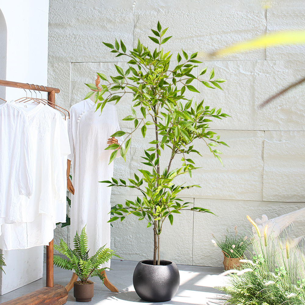 75-140cm Largen Fake Nandina T - Dracaena Marginata avaliação e preço