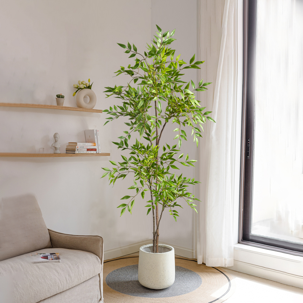 75-140cm Largen Fake Nandina T - Dracaena Marginata avaliação e preço