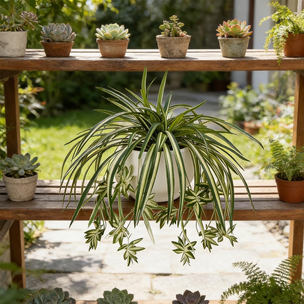 4PCS Artificial Hanging Spider - Spider Plant Hanging avaliação e preço