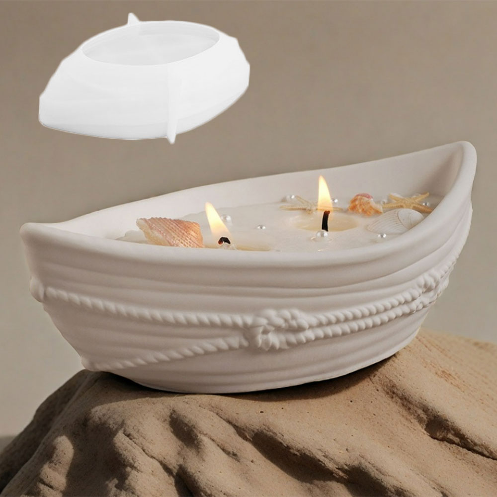 Canoe Shaped Storage Box Silic - Echeveria Succulent avaliação e preço