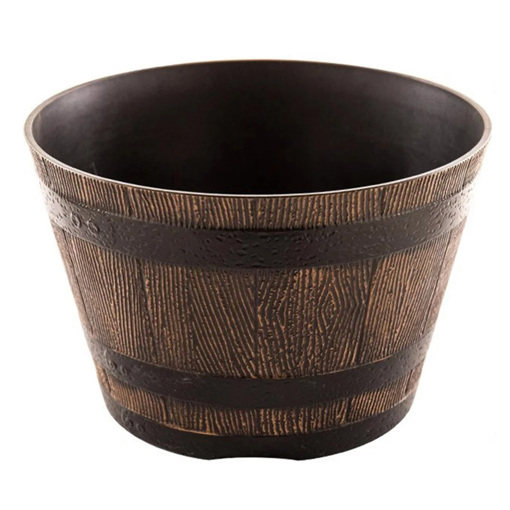 Rustic Whiskey Bucket Resin Po - Aloe Vera Pot avaliação e preço