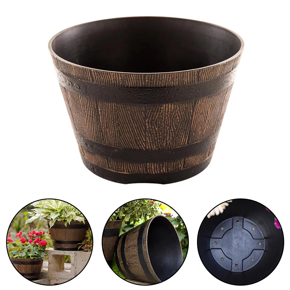 Rustic Whiskey Bucket Resin Po - Aloe Vera Pot avaliação e preço