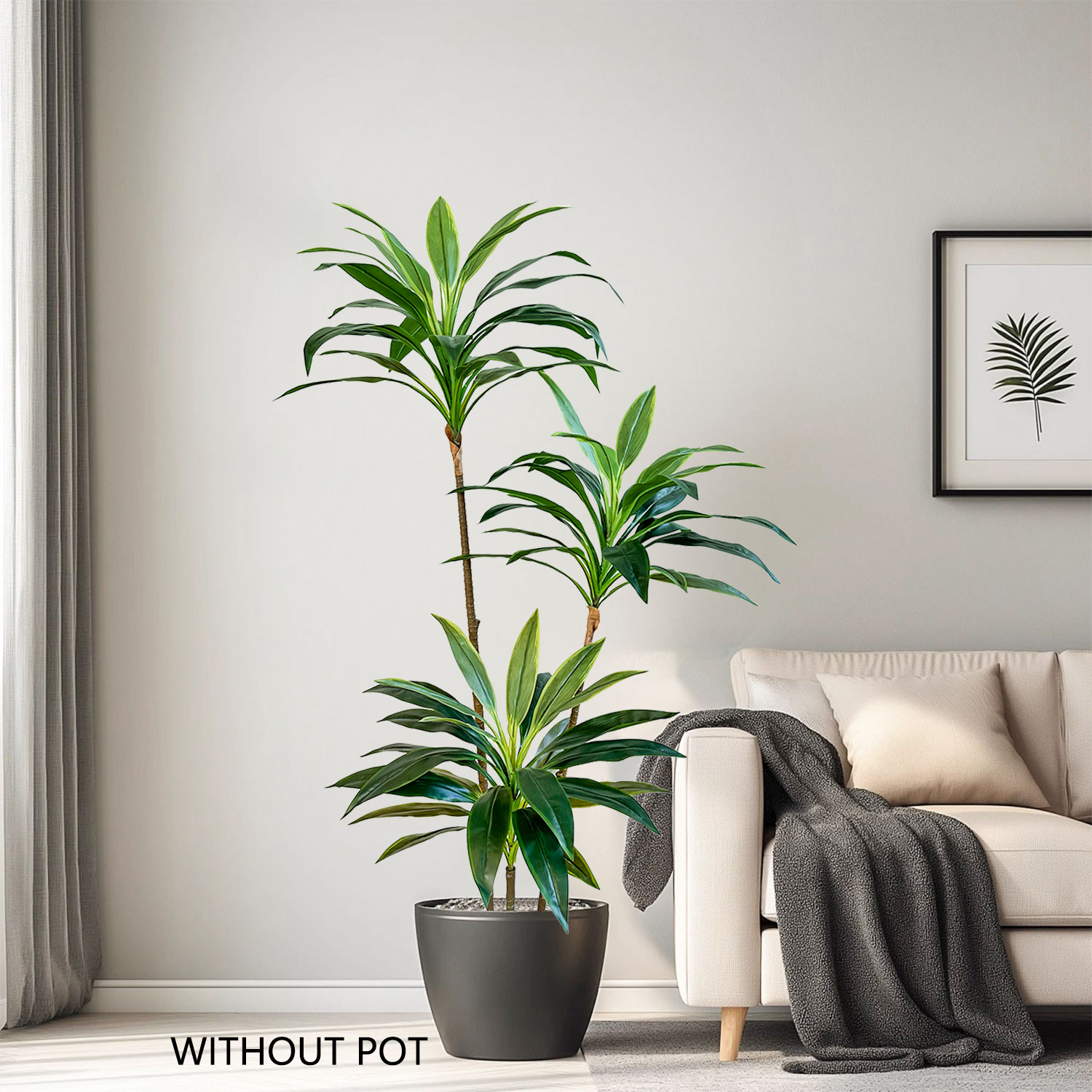 50-225CM Artificial green Drac - Dracaena Marginata avaliação e preço