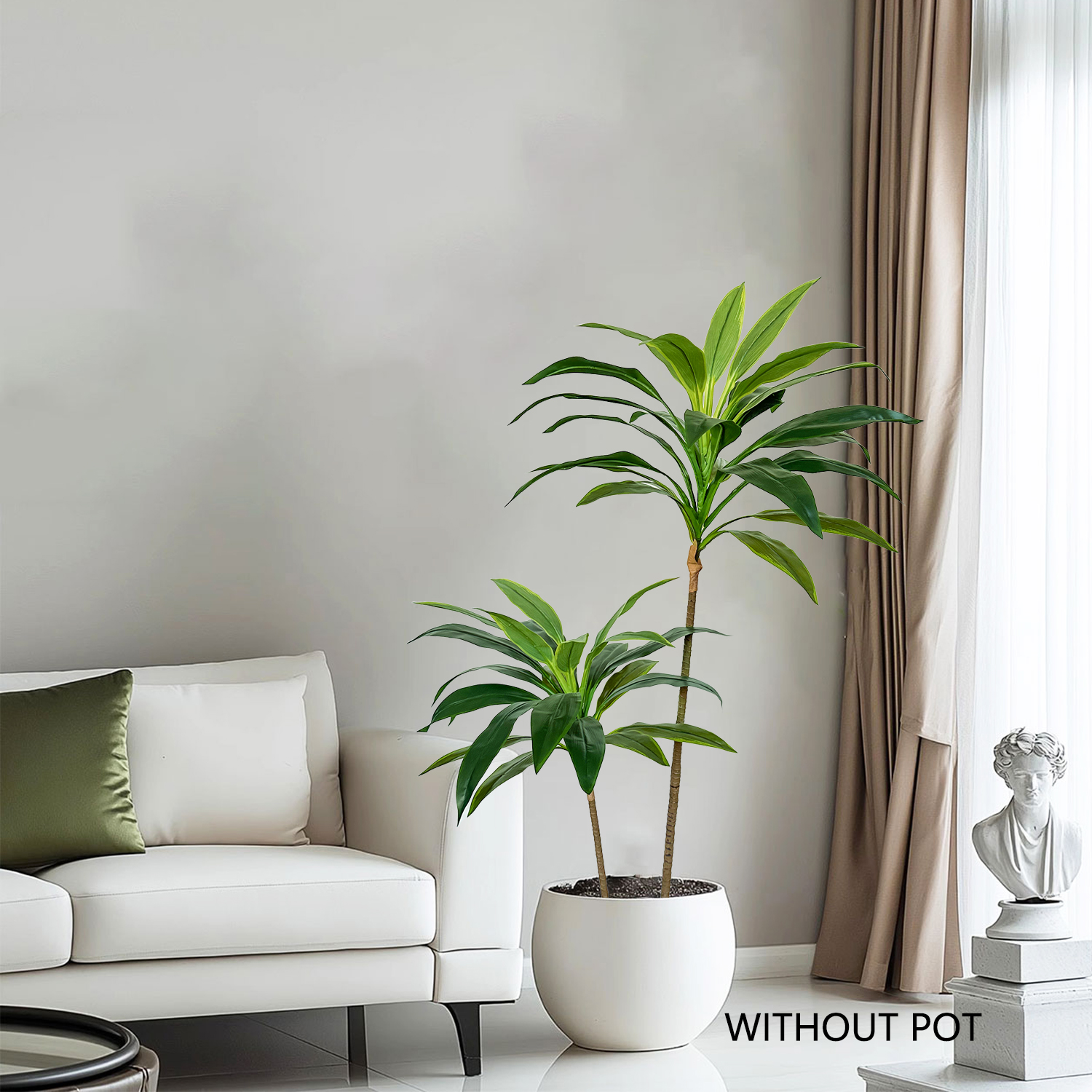 50-225CM Artificial green Drac - Dracaena Marginata avaliação e preço