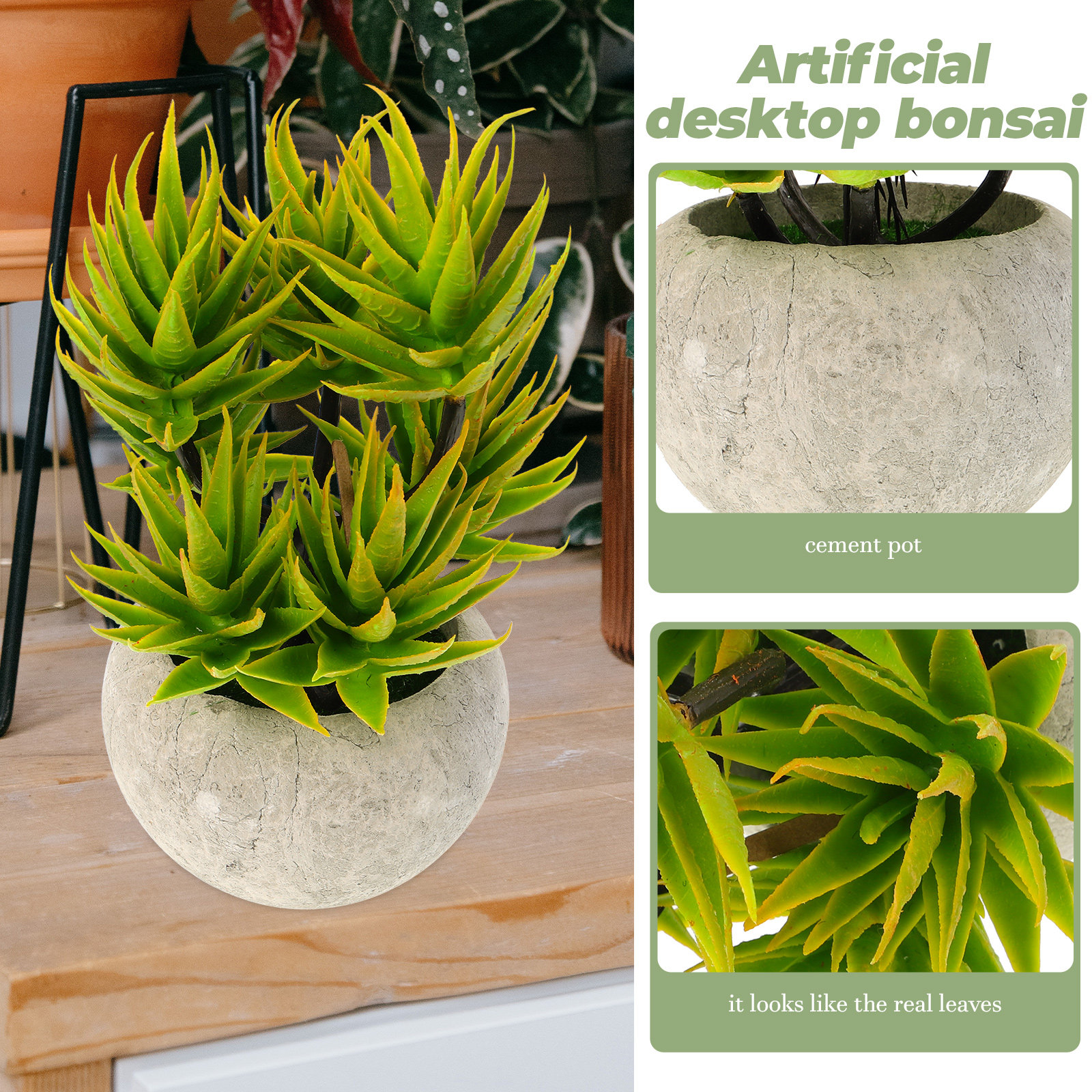 1 Piece Artificial Aloe Vera B - Aloe Vera Pot avaliação e preço