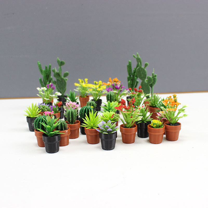 Mini Simulated Plants Cactus S - Echeveria Succulent avaliação e preço