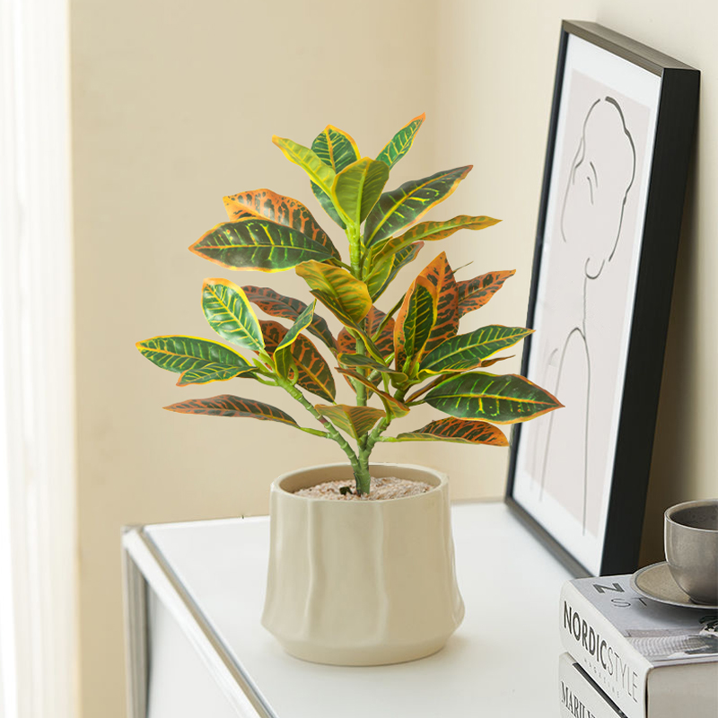24-41cm Artificial Plants Fake - Ficus Lyrata Tree avaliação e preço