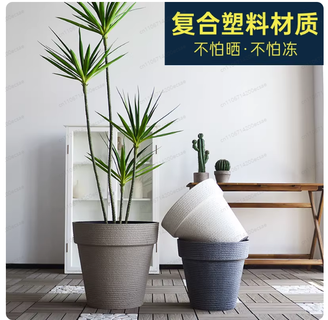 （just One）40x37cm Faux Ceramic - Aloe Vera Pot avaliação e preço