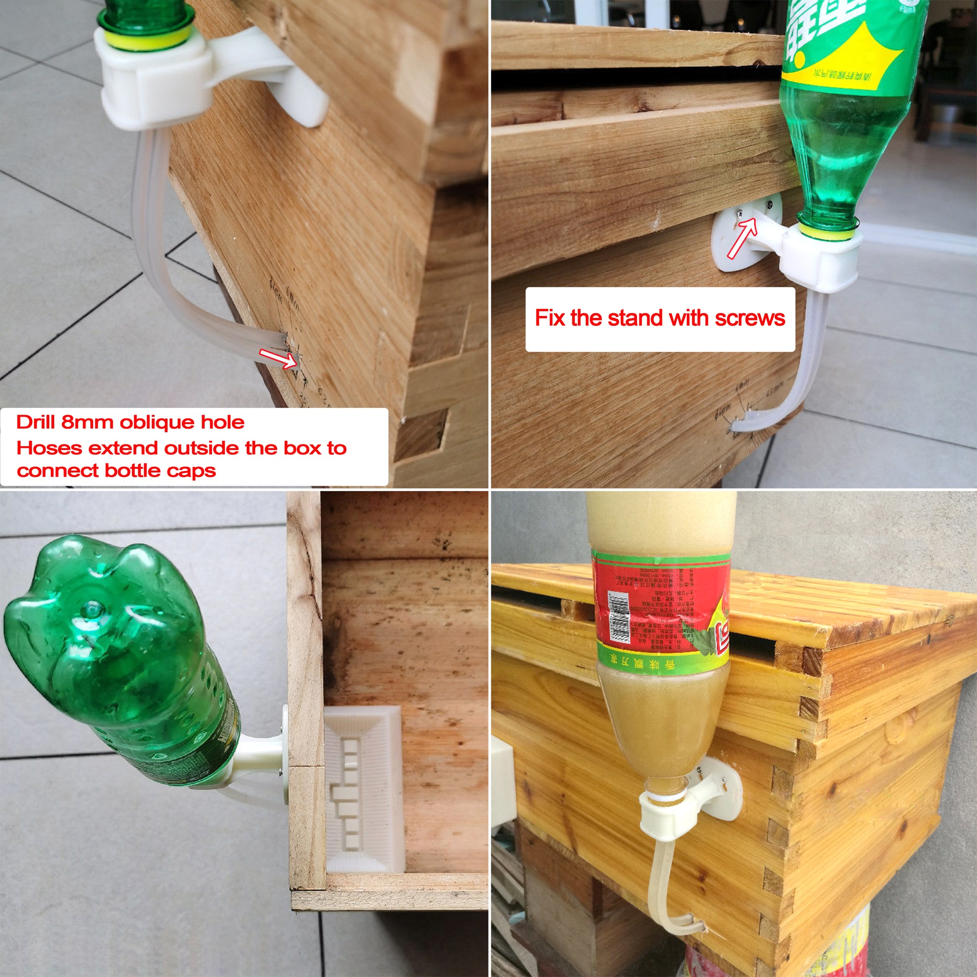 2Pcs Automatic Feeding Drinker - Begonia Rex avaliação e preço