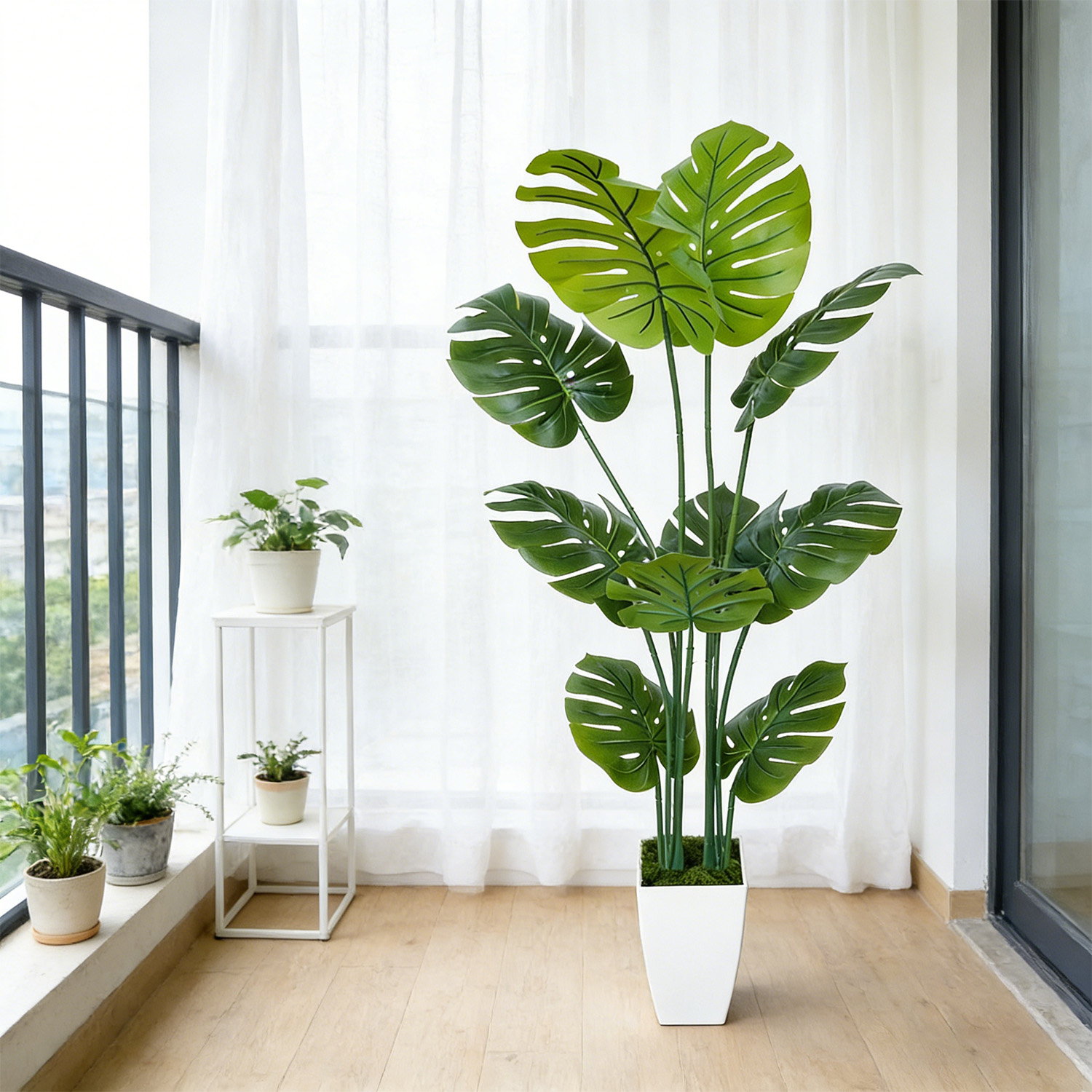 140Cm/4.6Ft Artificial Monster - Dracaena Marginata avaliação e preço