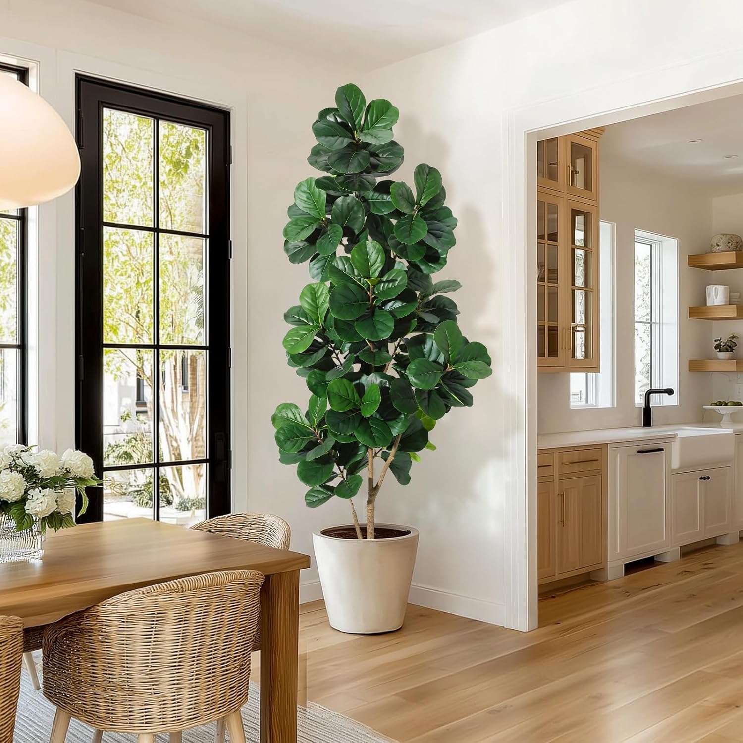 4FT/5FT/6FT/7FT Fiddle Leaf Fi - Ficus Lyrata Tree avaliação e preço