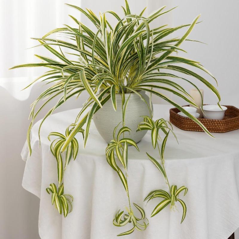 Artificial Spider Plant Chloro - Spider Plant Hanging avaliação e preço