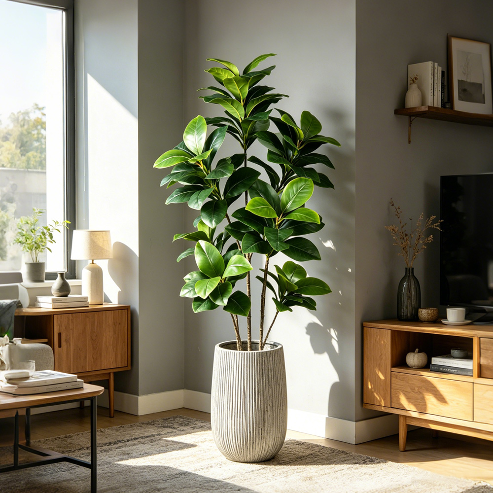 74-140cm Large Artificial Bany - Ficus Lyrata Tree avaliação e preço