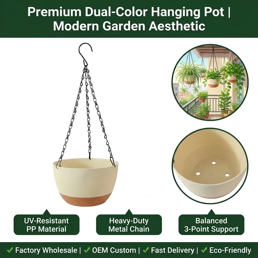 Modern Everyday Dual-Color Han - Spider Plant Hanging avaliação e preço