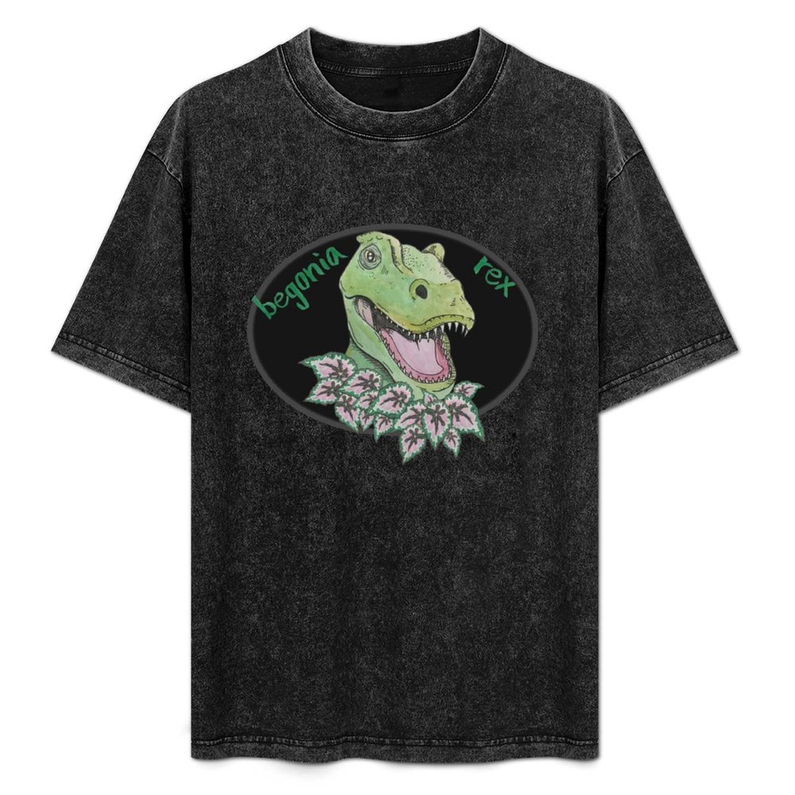 T rex begonia T-Shirt Big and  - Begonia Rex avaliação e preço