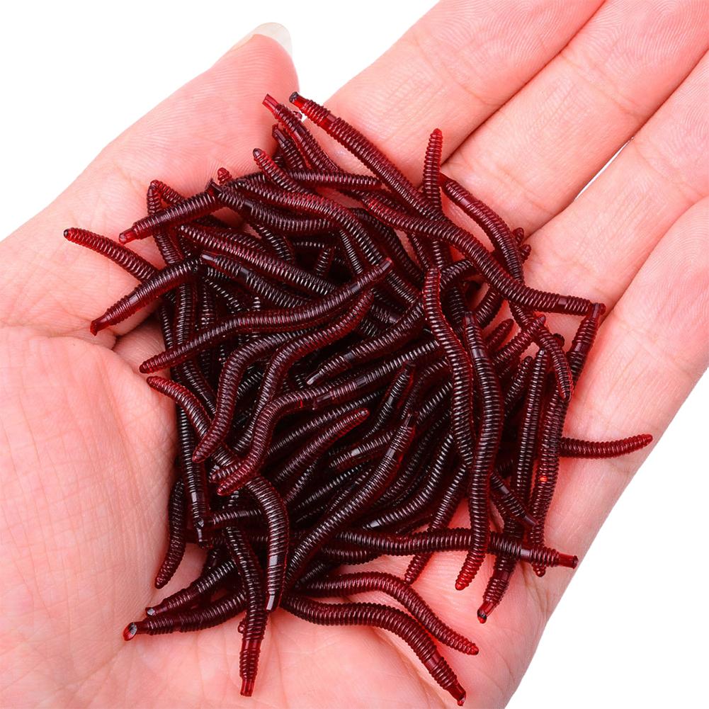 50/100PCS Soft Lure Bass Bream - Aglaonema Red avaliação e preço