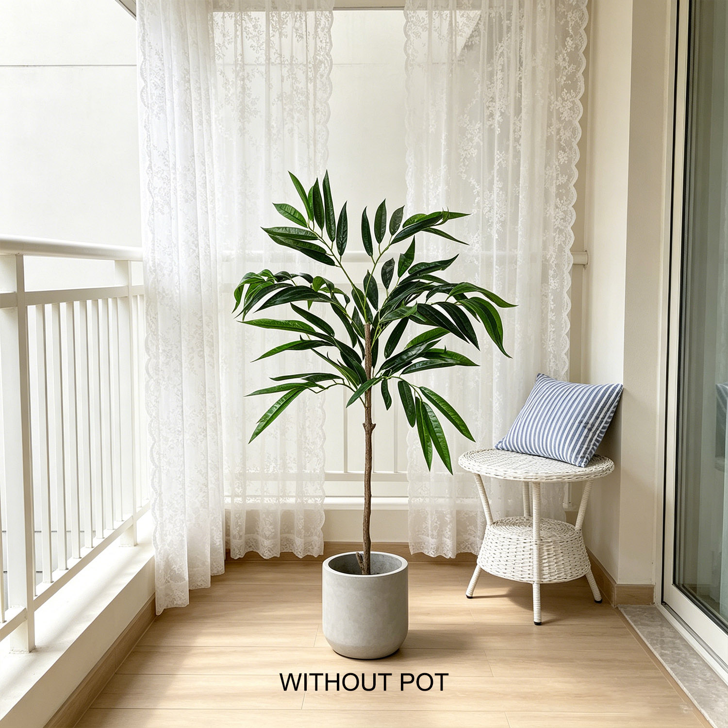 65-210cm/6.9ft Artificial Will - Ficus Lyrata Tree avaliação e preço